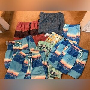 Reseller 10-piece bundle men’s swim trunks board short lot NWT